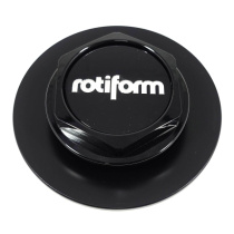 Rotiform Blanksvart Centrumkåpa 4''OD 3-1/8'' Stängd